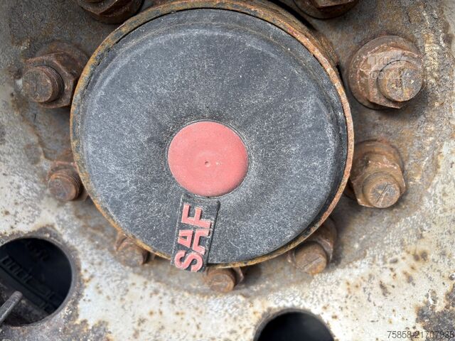 Remolque con chasis intercambiable x BDF Lafette Verzinkt HU 01/27 Zwilling