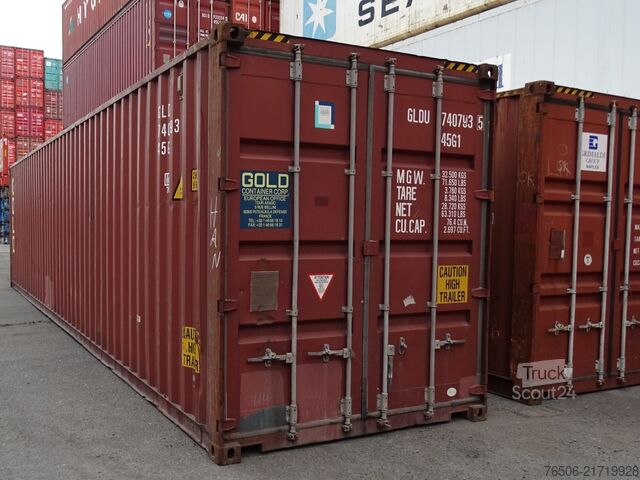 Jūras konteiners  40'HC Seecontainer gebraucht ab Duisburg