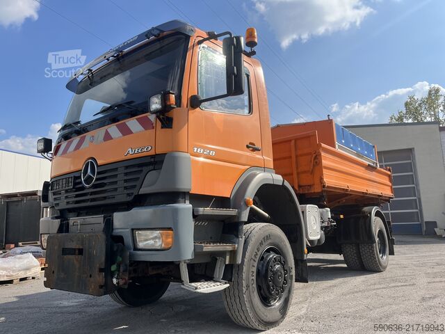 Pašizgāzējs kravas automašīna Mercedes-Benz Atego 1828* 4x4* Meiller, Winterdienst