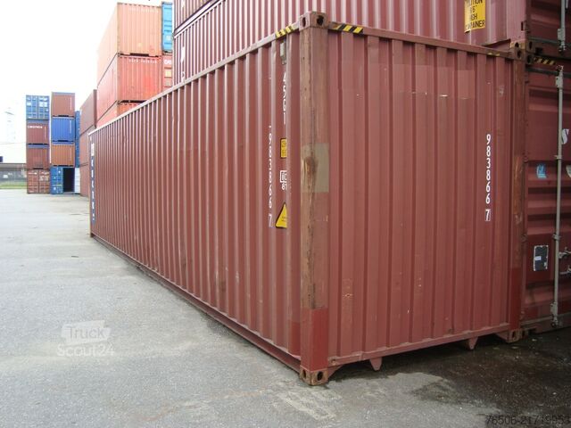 Jūras konteiners 40' HC Seecontainer gebraucht Depot LUD
