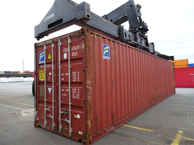 Jūras konteiners  40' HC Seecontainer gebraucht Depot LUD