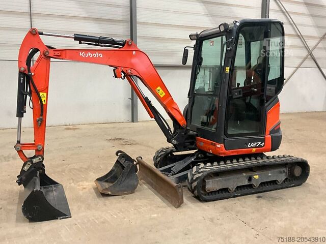 Mini excavator Kubota U 27-4