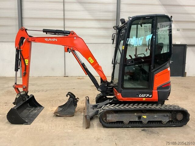 Mini excavator Kubota U 27-4