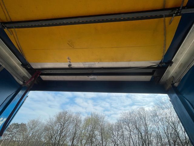 Semirimorchio con telone KRONE Mega Edscha Hubdach Huckepack / neue Plane