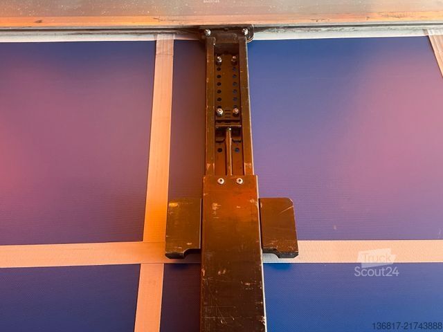 Semirimorchio con telone KRONE Mega Edscha Hubdach Huckepack / neue Plane