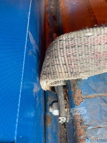 Semirimorchio con telone KRONE Mega Edscha Hubdach Huckepack / neue Plane