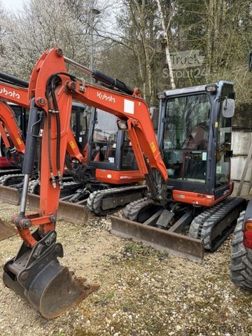 Miniekskavators KUBOTA Minibagger U 27 - 4 Minibagger HI Kurzheck 1927h