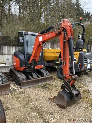 Miniekskavators KUBOTA Minibagger U 27 - 4 Minibagger HI Kurzheck 1927h