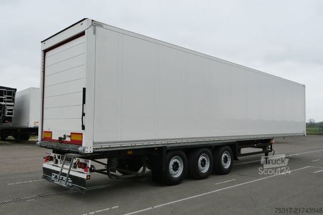 Dobozos félpótkocsi SCHMITZ CARGOBULL SKO 24 / DOPPELSTOCK / ROLLTOR nur 155000 km