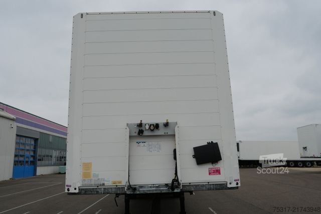 Dobozos félpótkocsi SCHMITZ CARGOBULL SKO 24 / DOPPELSTOCK / ROLLTOR nur 155000 km