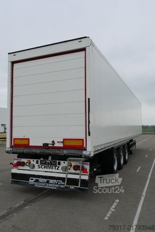 Dobozos félpótkocsi SCHMITZ CARGOBULL SKO 24 / DOPPELSTOCK / ROLLTOR nur 155000 km