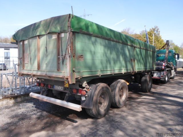 Трьохсторонній самоскидний причіп KEMPF ALU GETREIDEKIPPER/ ca. 25 m3