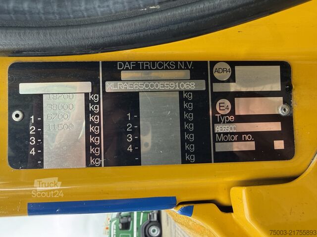 Kipper LKW Daf CF 220 Haken Ex-Flughafen