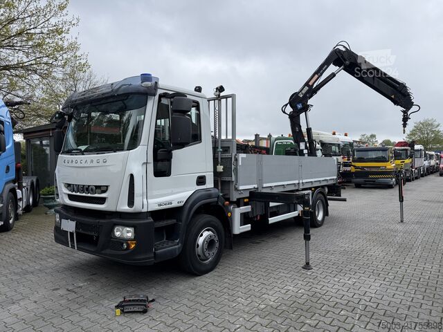 Jeřáb na nákladním automobilu Iveco EuroCargo 150E25 Hiab 144-5 bis 19 Meter