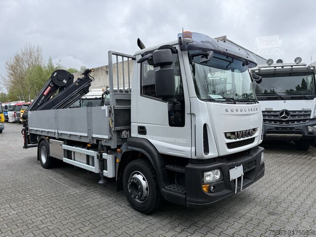 Jeřáb na nákladním automobilu Iveco EuroCargo 150E25 Hiab 144-5 bis 19 Meter