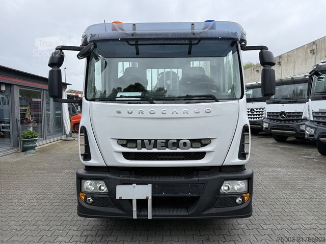 Camion plateau Iveco EuroCargo 150E25 Hiab 144-5 bis 19 Meter