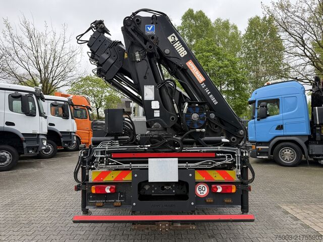 Camion plateau Iveco EuroCargo 150E25 Hiab 144-5 bis 19 Meter