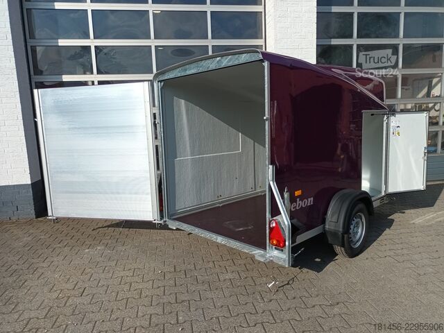 Skriňový príves Cheval Liberté Debon Polycargo 1300 Seitentür Rampe aerodynam