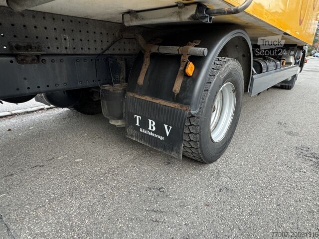 Hűtődobozos teherautó emelőhátfalral MAN TGL 12.250 Tiefkühlkoffer 6m LBW E6 Klim