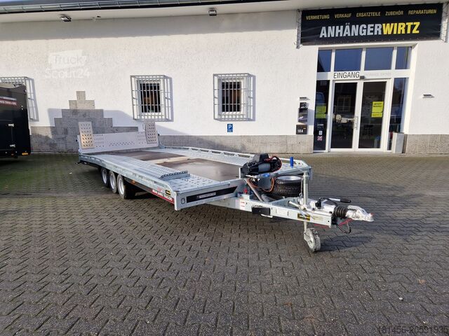 Autószállító Brian James Trailers T6 231 Profi Kit Elektro Winde kippbar