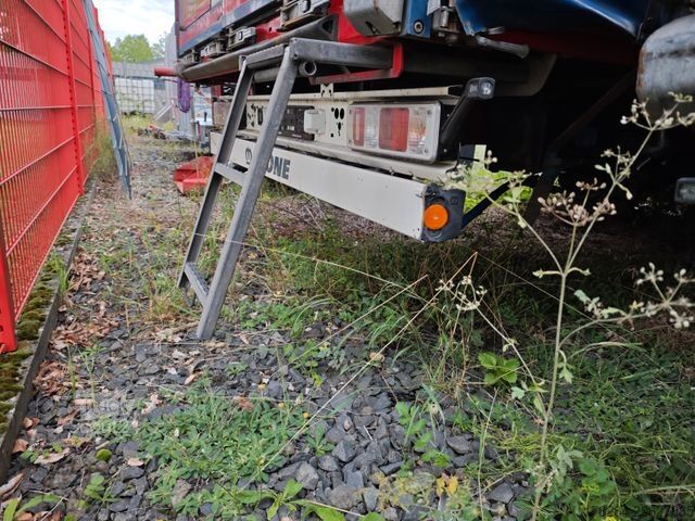 Ανοιχτό ημιρυμουλκούμενο με μουσαμά KRONE Mega Lang LKW SAF-Achsen Hubdach  Multilock