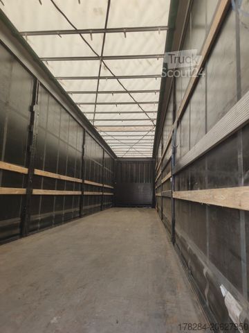 Semi-remorque bâchée KRONE Mega Liner SZP 18 Edscha, hydraulisches Hubdach