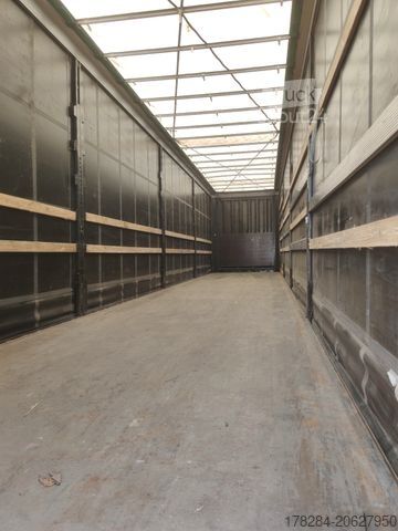 Semi-remorque bâchée KRONE Mega Liner SZP 18 Edscha, hydraulisches Hubdach