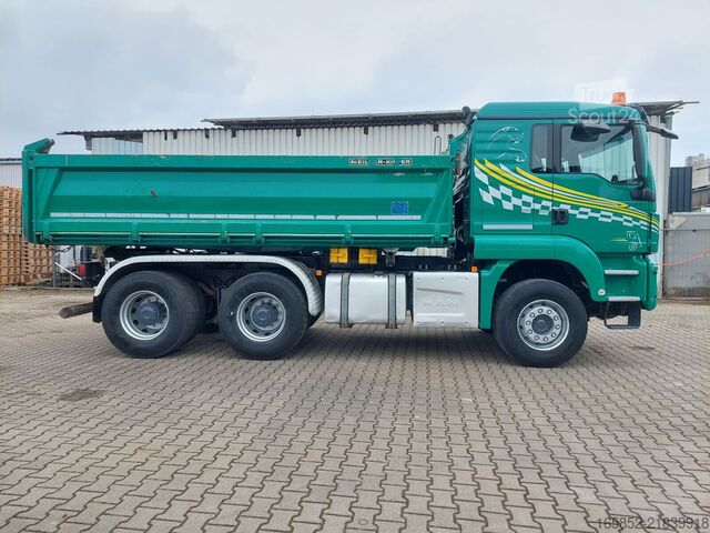 Самосвал с трехсторонней разгрузкой MAN TGS 26.460 Meiler Dreiseitenkipper Bordmatik Eu...