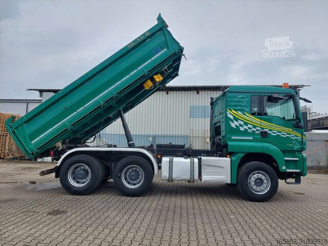 Самосвал с трехсторонней разгрузкой MAN TGS 26.460 Meiler Dreiseitenkipper Bordmatik Eu...