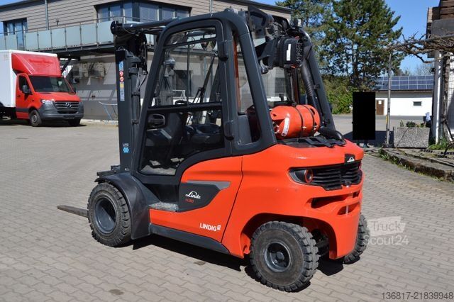 Фронтальний навантажувач вилковий LINDE H30T / hydr. Zinkenvers. / Lastgewichtsanzeige