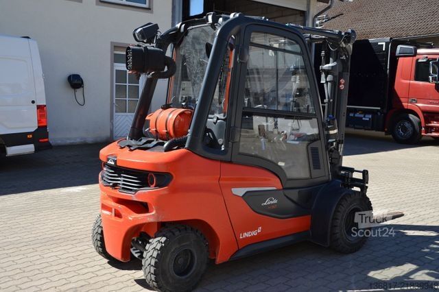 Voorlader vorkheftruck LINDE H30T / hydr. Zinkenvers. / Lastgewichtsanzeige