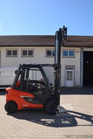 Voorlader vorkheftruck LINDE H30T / hydr. Zinkenvers. / Lastgewichtsanzeige