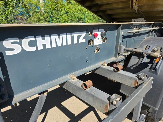 Semi-remorque benne SCHMITZ CARGOBULL SKI 22 / Blatt gefedert