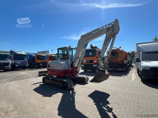 Minikotró TAKEUCHI TB 260 Minibagger Powertilt+Löffel nur 1957h