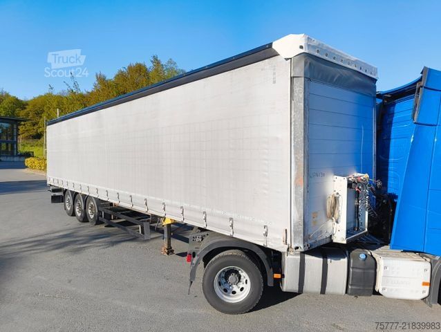 Open oplegger met zeil SCHMITZ CARGOBULL SCS 24- Lift- Anti Vandalismus- Edscha- Portal