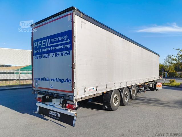 Open oplegger met zeil SCHMITZ CARGOBULL SCS 24- Lift- Anti Vandalismus- Edscha- Portal