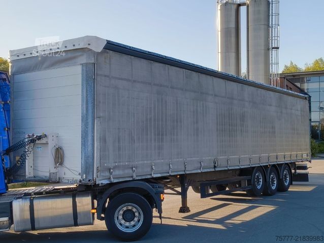 Open oplegger met zeil SCHMITZ CARGOBULL SCS 24- Lift- Anti Vandalismus- Edscha- Portal
