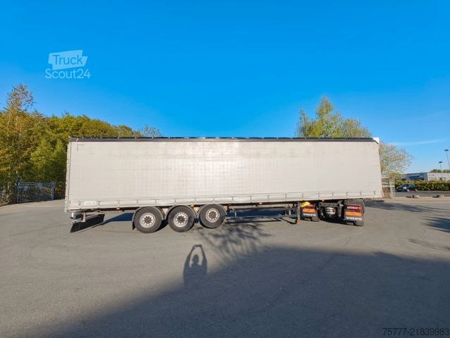 Open oplegger met zeil SCHMITZ CARGOBULL SCS 24- Lift- Anti Vandalismus- Edscha- Portal
