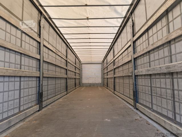Open oplegger met zeil SCHMITZ CARGOBULL SCS 24- Lift- Anti Vandalismus- Edscha- Portal