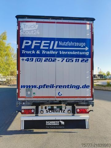 Open oplegger met zeil SCHMITZ CARGOBULL SCS 24- Lift- Anti Vandalismus- Edscha- Portal