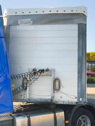 Open oplegger met zeil SCHMITZ CARGOBULL SCS 24- Lift- Anti Vandalismus- Edscha- Portal