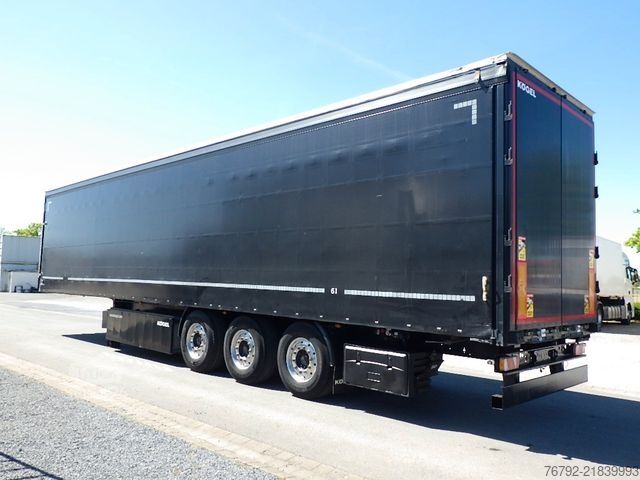 Atvira puspriekabė KÖGEL SN 24 FastSlider/Lift/LASI Getränke/Edscha/ALCOA