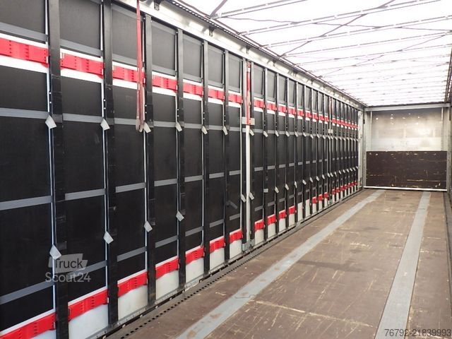 Atvira puspriekabė KÖGEL SN 24 FastSlider/Lift/LASI Getränke/Edscha/ALCOA