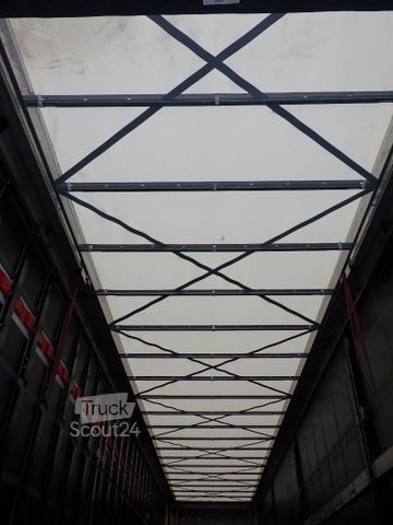 Atvira puspriekabė KÖGEL SN 24 FastSlider/Lift/LASI Getränke/Edscha/ALCOA