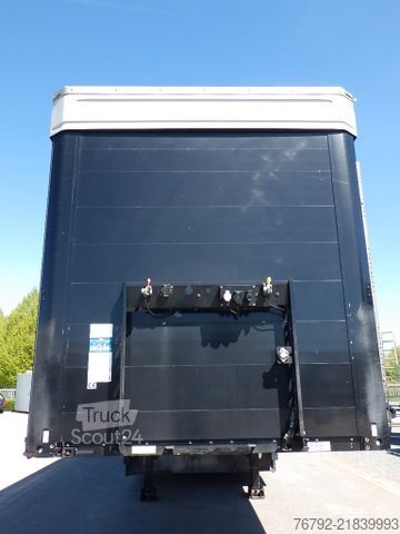 Atvira puspriekabė KÖGEL SN 24 FastSlider/Lift/LASI Getränke/Edscha/ALCOA