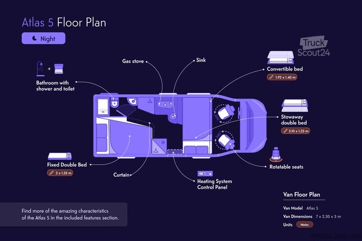 Yarı entegre karavan Fiat Ducato Carasuite 650 MF Teilintegriert | Voll ausgestattet
