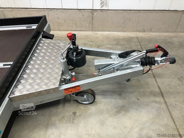 Low-loader trailer Vezeko Husky FB 13.28 V-Profil mittig Absenker