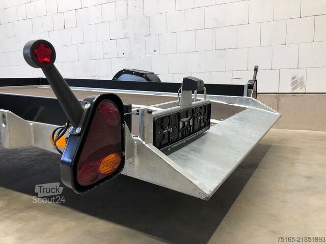 Low-loader trailer Vezeko Husky FB 13.28 V-Profil mittig Absenker