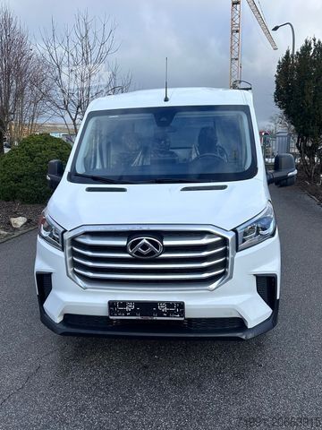 Kravas mikroautobuss ar pašizgāzēju MAXUS Deliver 9 Chassis L3 Kipper Bawer Box AHK 147Ps