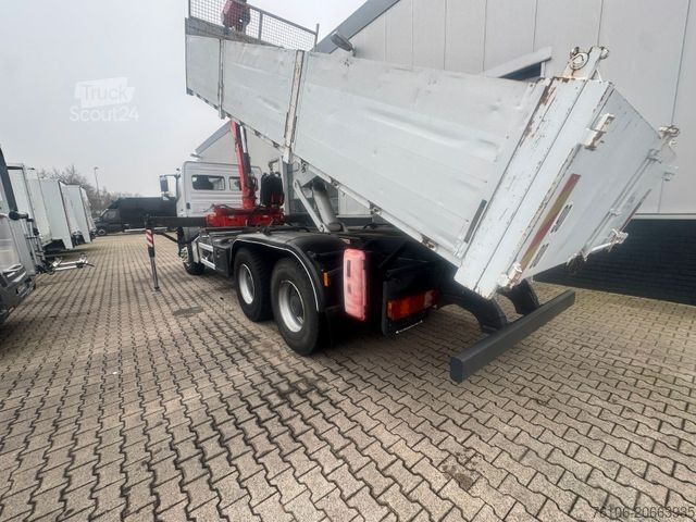 Tipper truck MERCEDES-BENZ Axor 2633 Kipper mit Kran Fassi F135